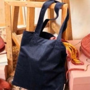 Sezane Bags - Sezane Navy Cord Tote Sezane Bags - Sezane Navy Cord Tote